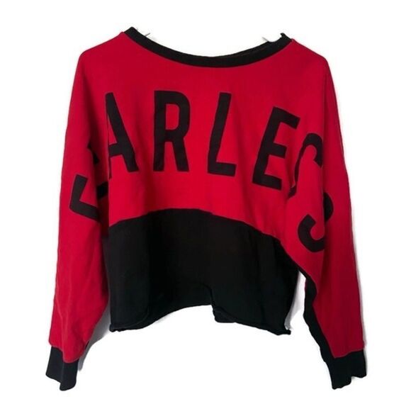 2/$20 Justice | "Fearless" Croptop Black & Red 14/16 - Picture 5 of 6